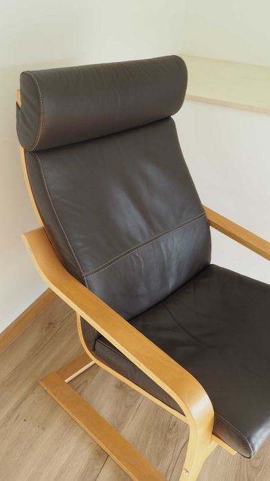 Poltrona ikea - almofada em pele