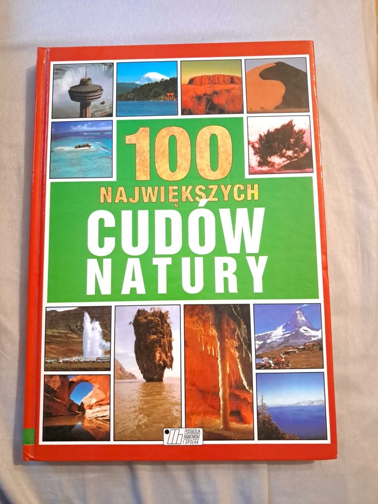 Książka 100 największych cudów natury, podróże