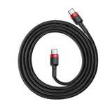 Kabel USB Baseus USB-C - USB-C 1 m Czarno-czerwony 100cm kod 1383