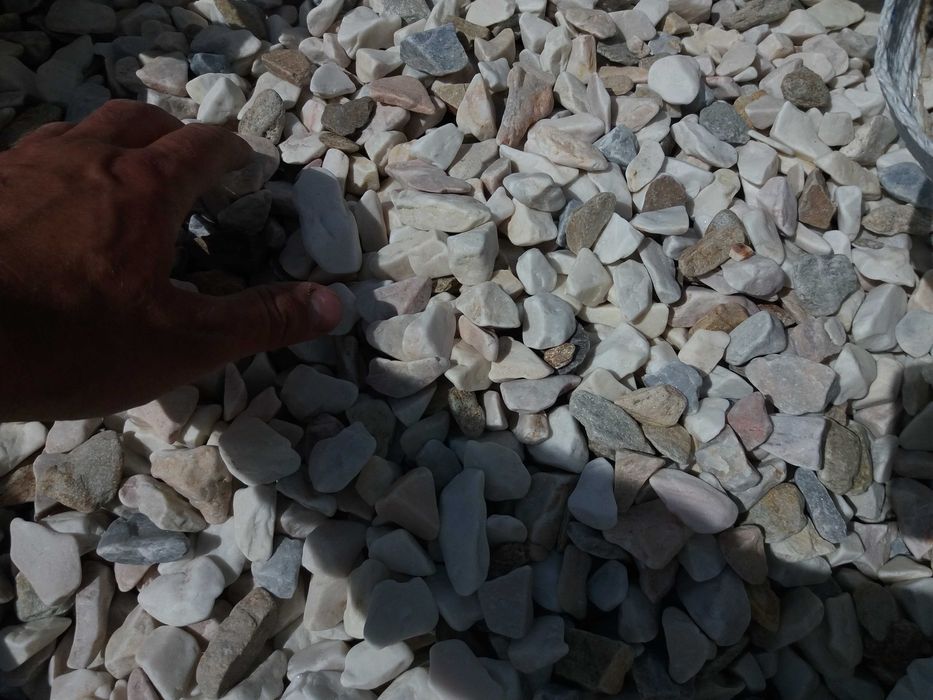 Otoczaki/żwiry Białe Czarne Ice Blue Polskie Naturalne  Tona z Dostawą