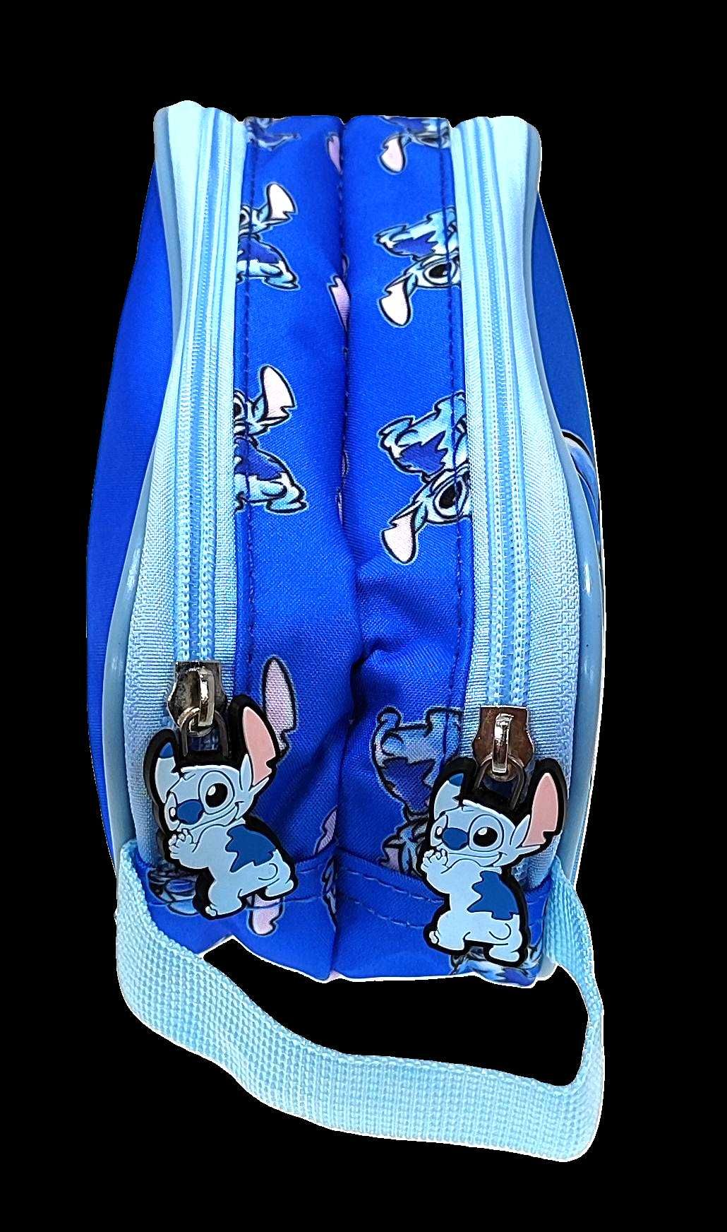 Dwukomorowy piórnik Disney Stitch 22 x 9 x 8 cm