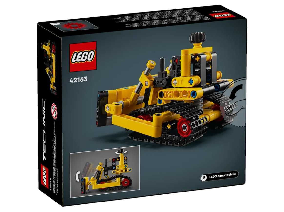SUPER ZESTAW | LEGO Technic Buldożer + LEGO Technic Wywrotka 2w1