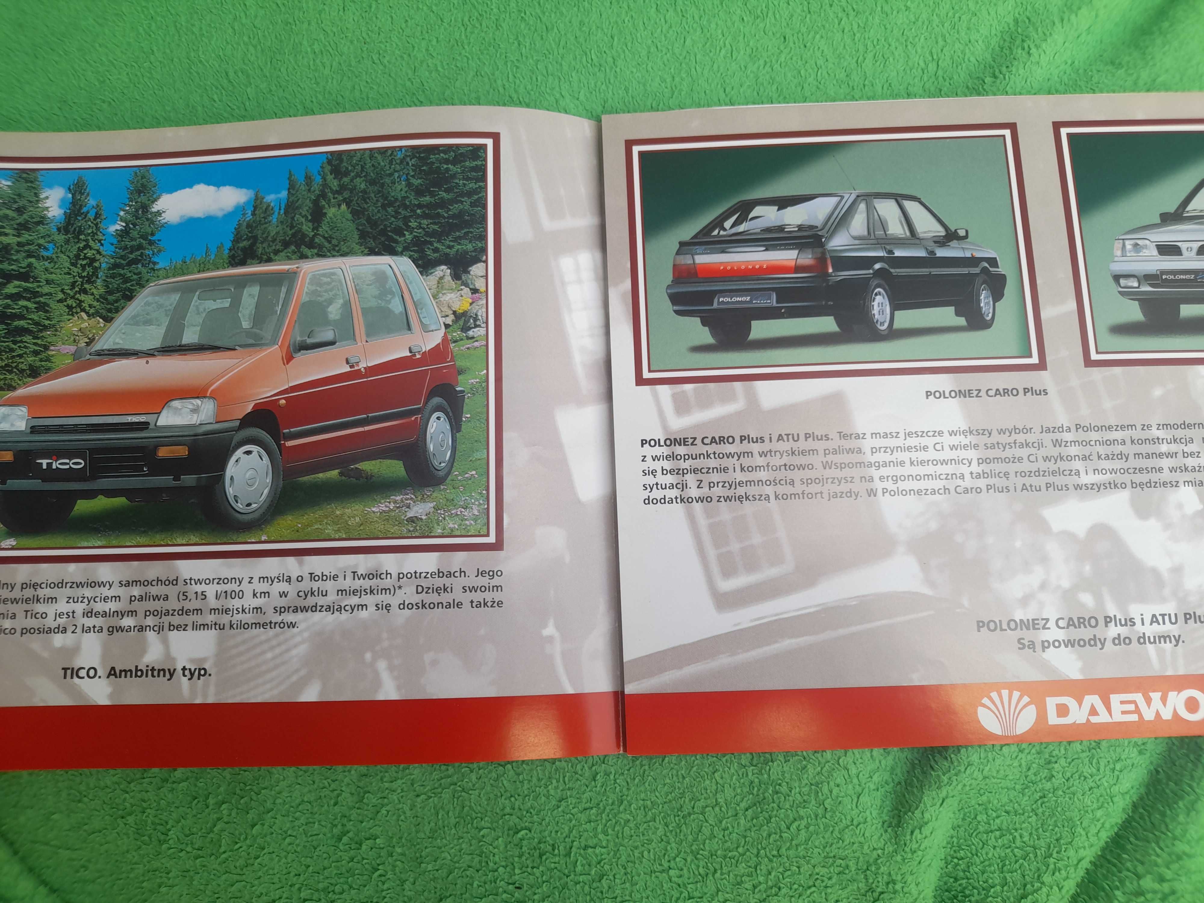 DAEWOO Tico Nexia Polonez Caro Atu Espero język polski
