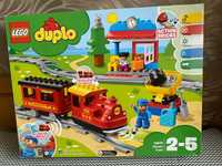 Конструктор LEGO DUPLO Поезд на паровой тяге (10874) Железная дорога.