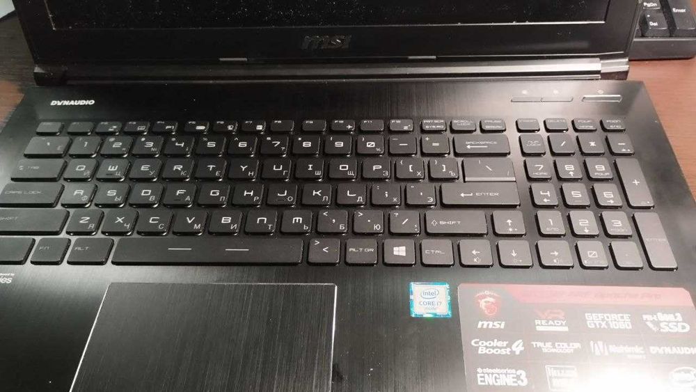 Ноутбук MSI GE62-6VR Разборка