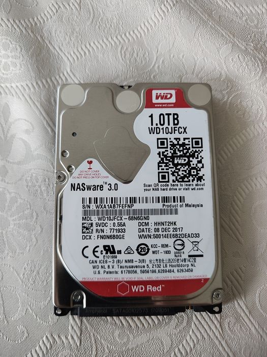 Dysk Twardy 1TB WD RED WD10JFCX-68N6GN0 2.5" sataIII