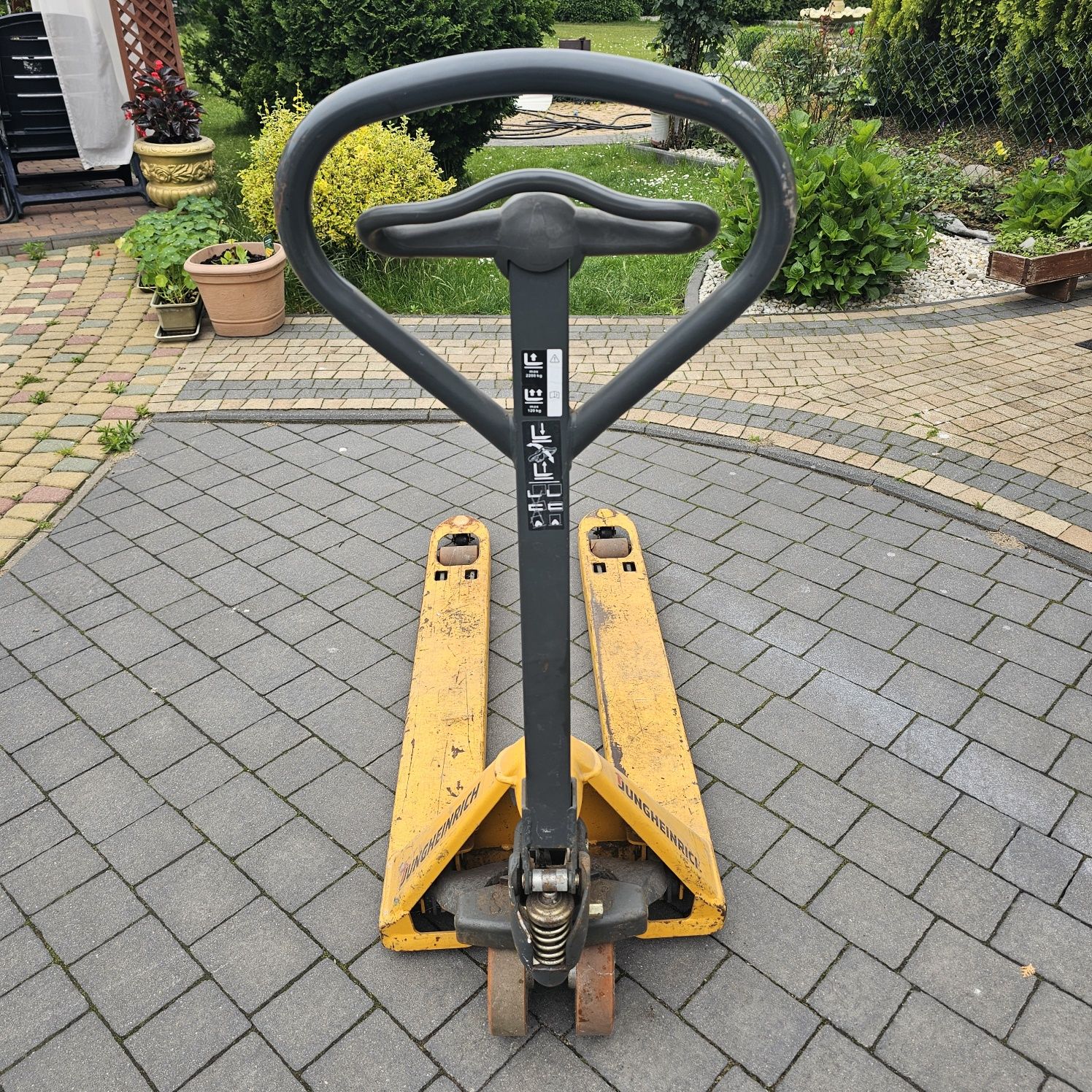 Wózek paletowy Jungheinrich przedłużony / wózek widłowy ręczny 130 cm,