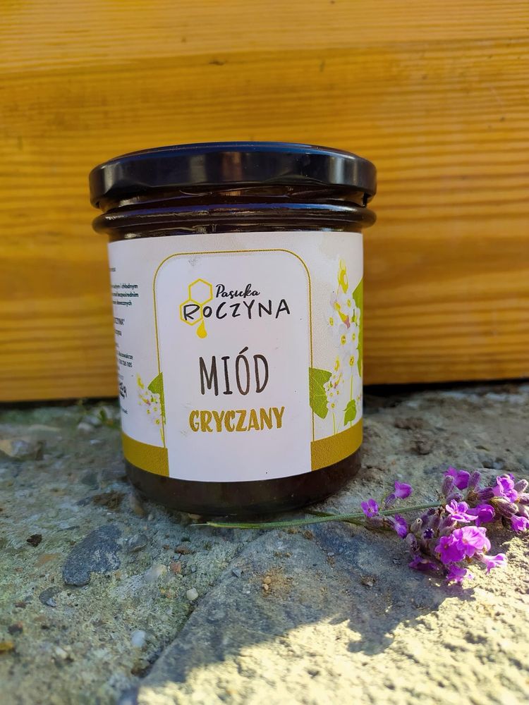 Miód gryczany z pasieki