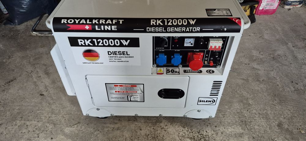 Генератор Дизельний 6.5-7kw 230v/380v ROYALKRAFT LINE RK12000W