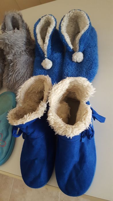 Conjunto de pantufas tamanho 40