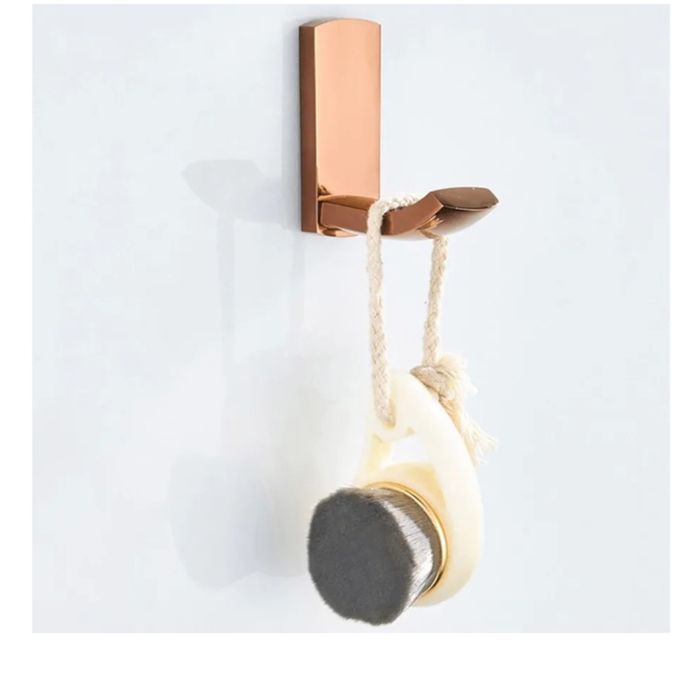 Mosiężny wieszak ścienny do prysznica, wieszak na ręczniki 2szt.