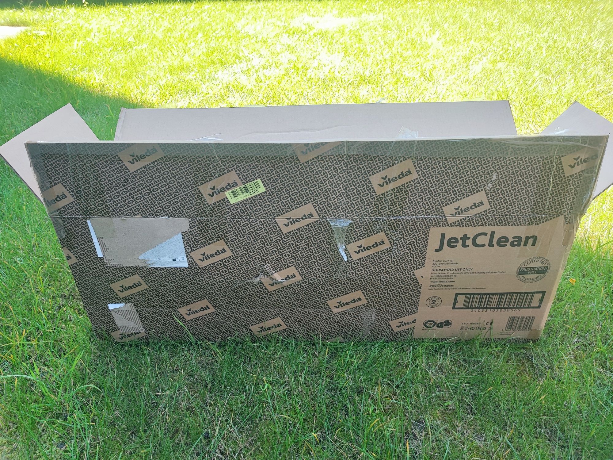 Vileda JetClean 3-в-1 вертикальний пилосос, миє та натирає  підлогу
