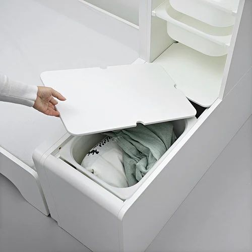 FÄLLSKÄR rama łóżka ściennego/składanego, biały 90x200cm