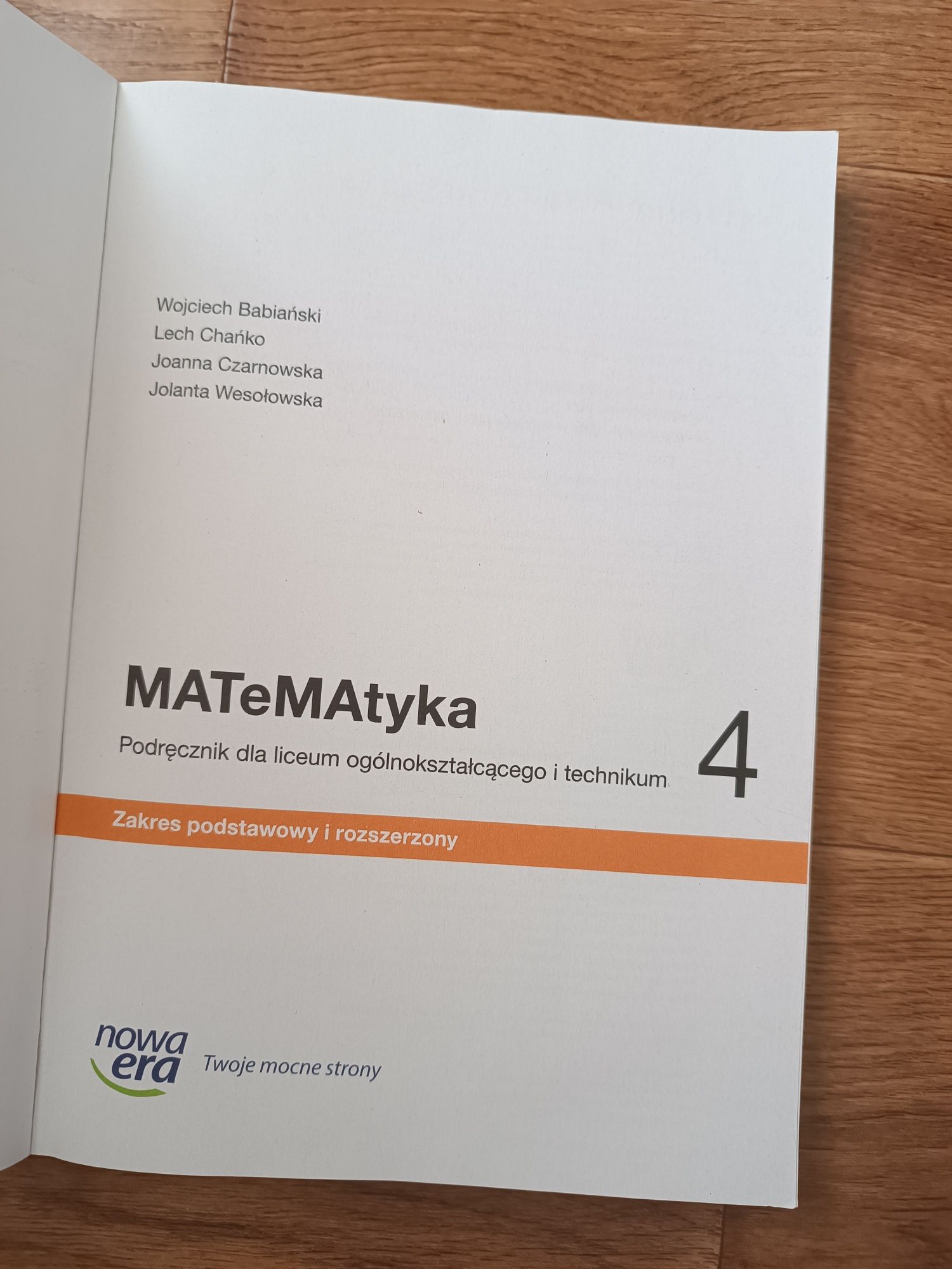 MATeMAtyka 4. Podręcznik do matematyki