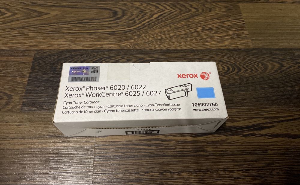 Toner Cartrige Xerox Phaser WorkCentre Cyan
