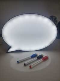 LED em Balão de Fala para mensagem personalizadas como NOVO