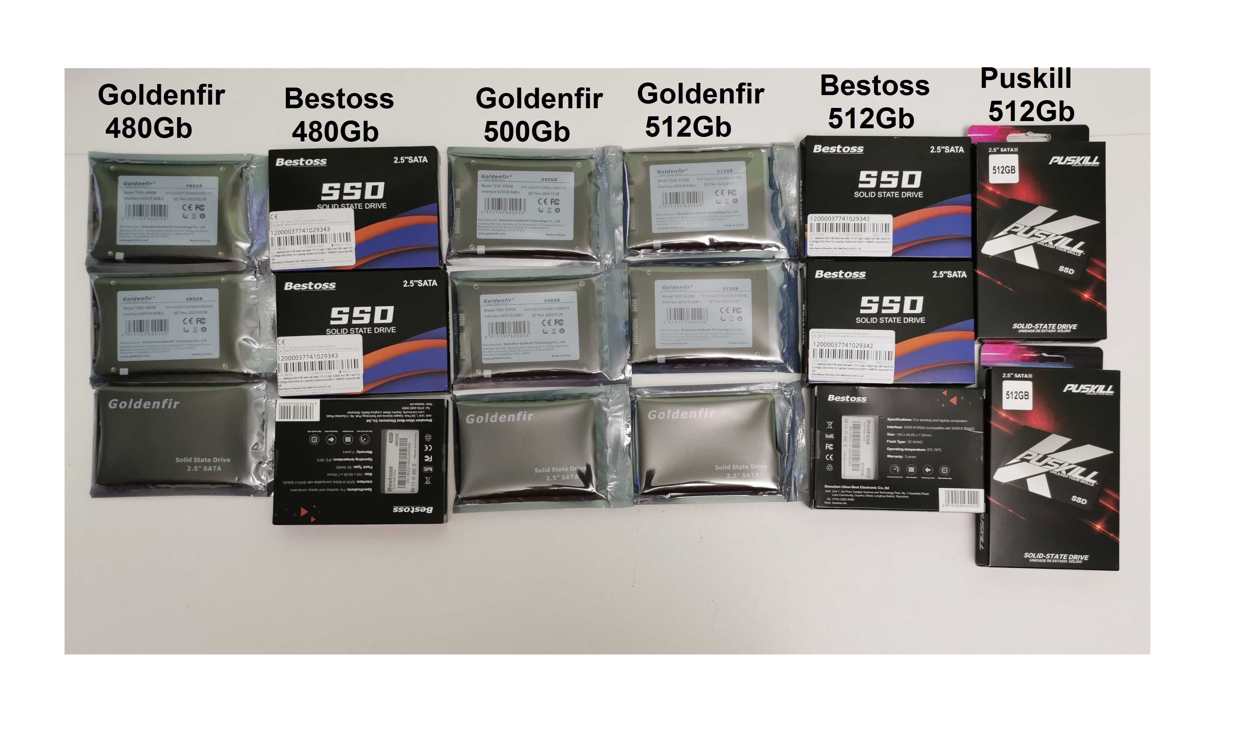 SSD накопичувач 120 Gb 2.5 Sata 128 240 256 480 500 512