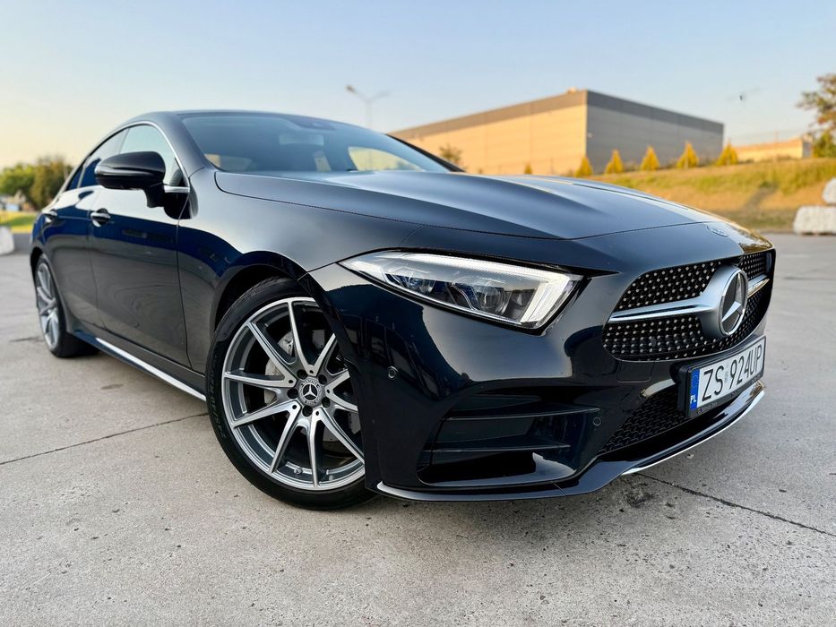 Mercedes-Benz CLS Pakiet AMG, koła 20”, CarPlay, Kamery 360, Stan Idealny