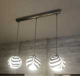 Lampa wisząca z trzema kulami