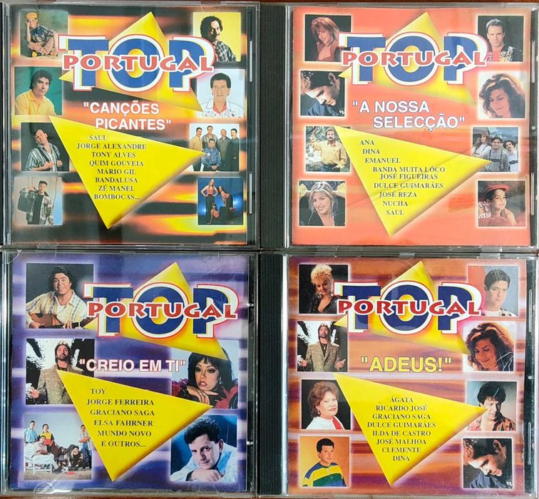 Lote CD 16 Volumes - TOP PORTUGAL - Vários Artistas