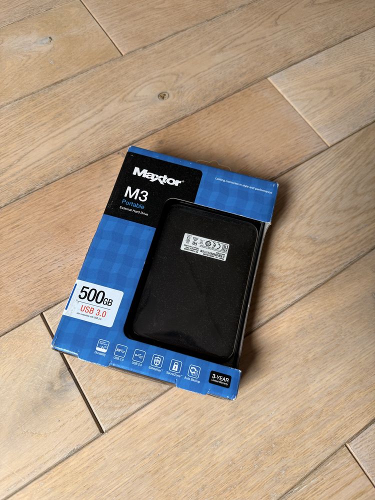 Dysk zewnętrzny Maxtor M3 500GB Portable