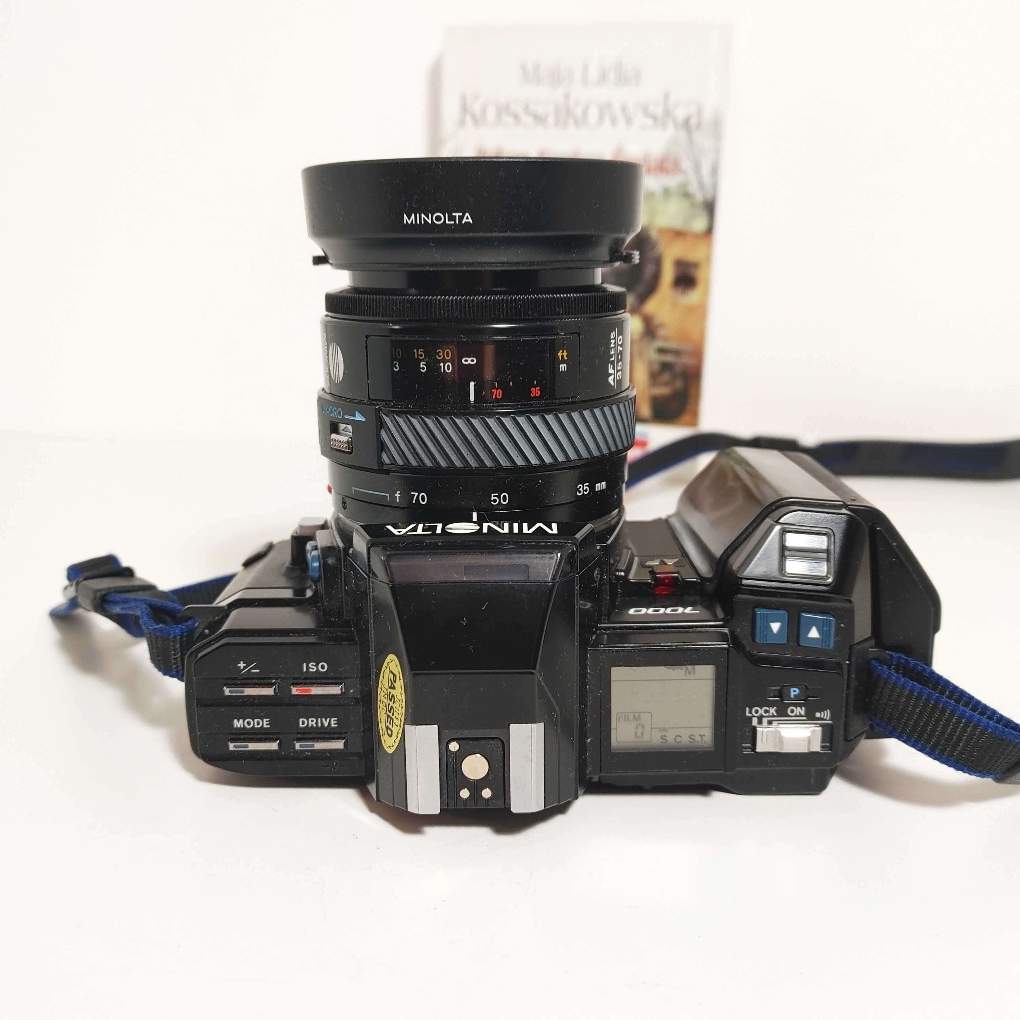 Analogowa Lustrzanka z AF Minolta 7000 z 35-70mm GWARANCJA ! 1985 rok