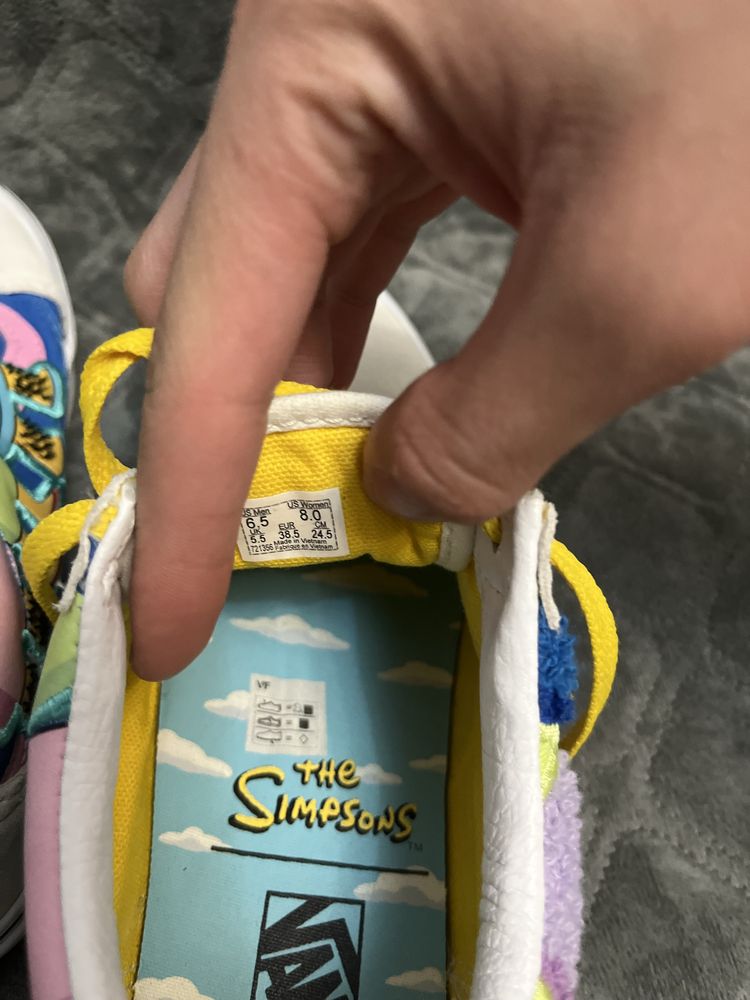 Кеди vans X the simpsons old scool оригінал!!!