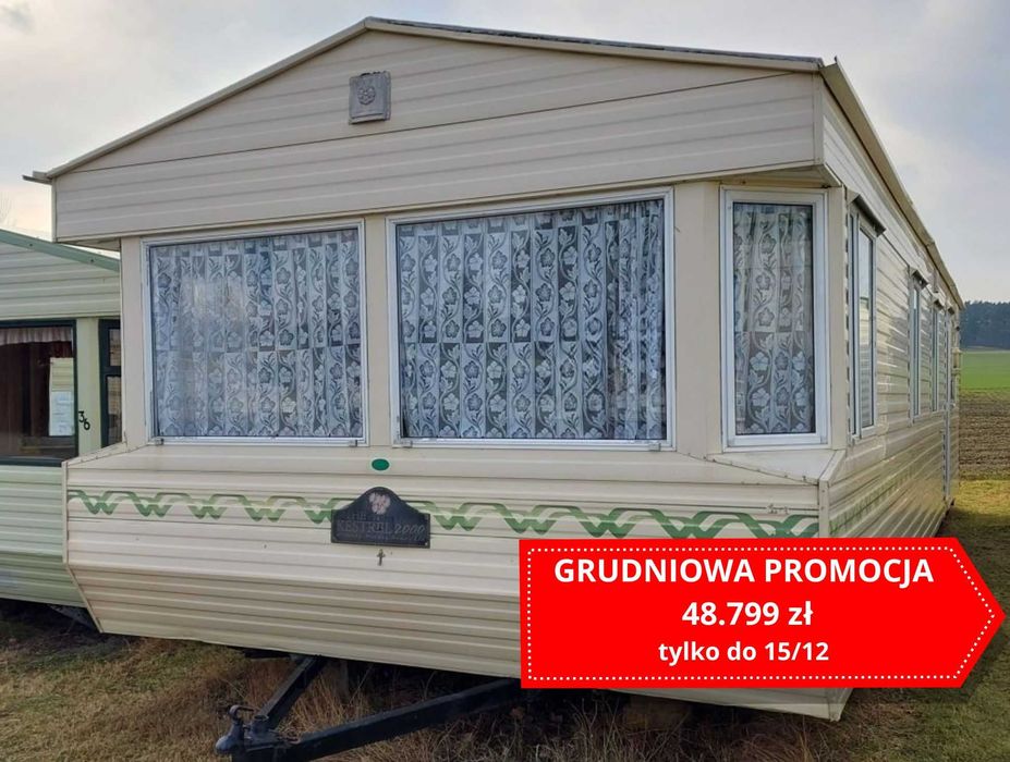 Domek holenderski angielski WILLERBY KESTREL T1400 Camplas domki tanie