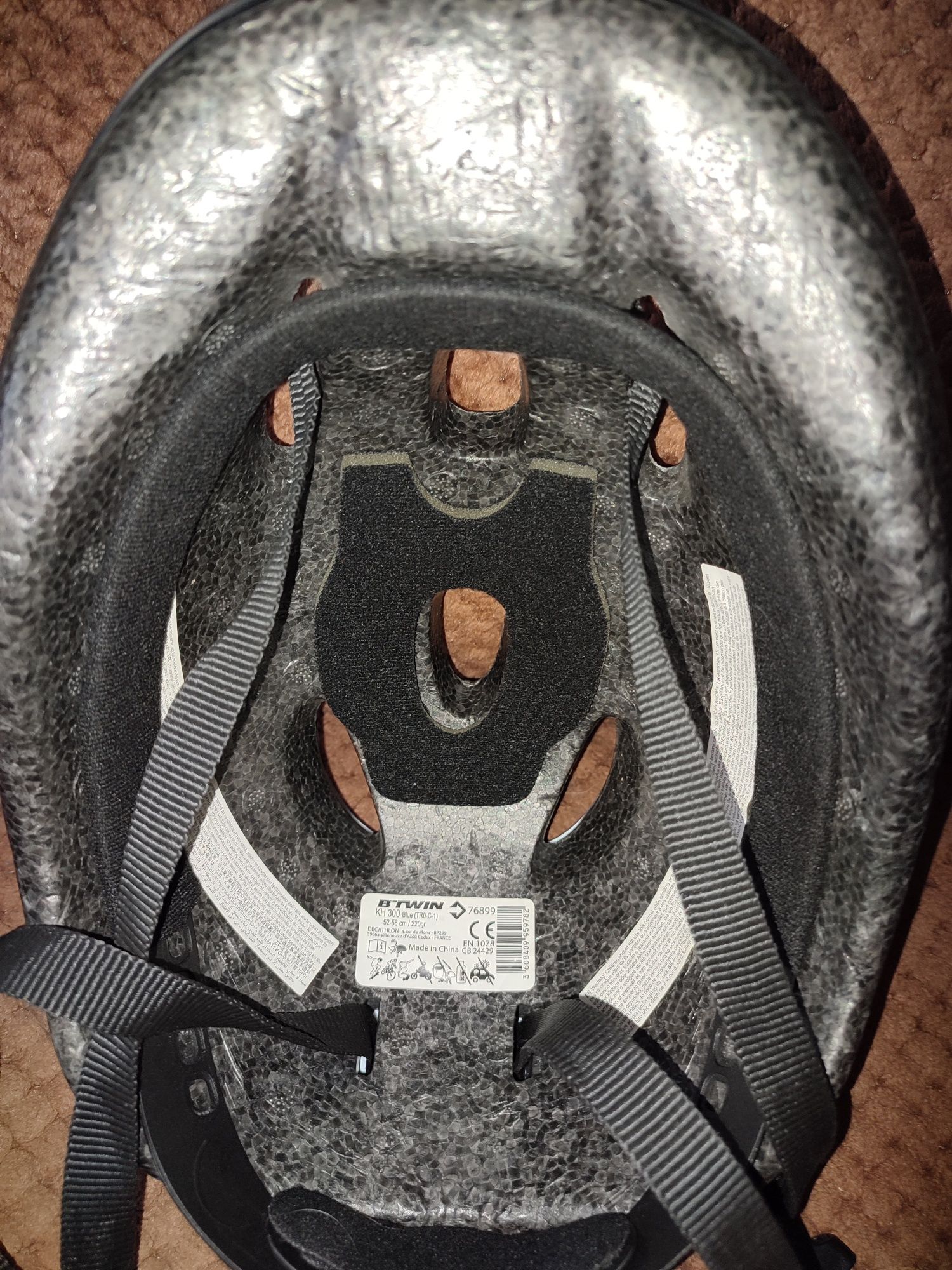 Kask rowerowy btwin 52-56cm
