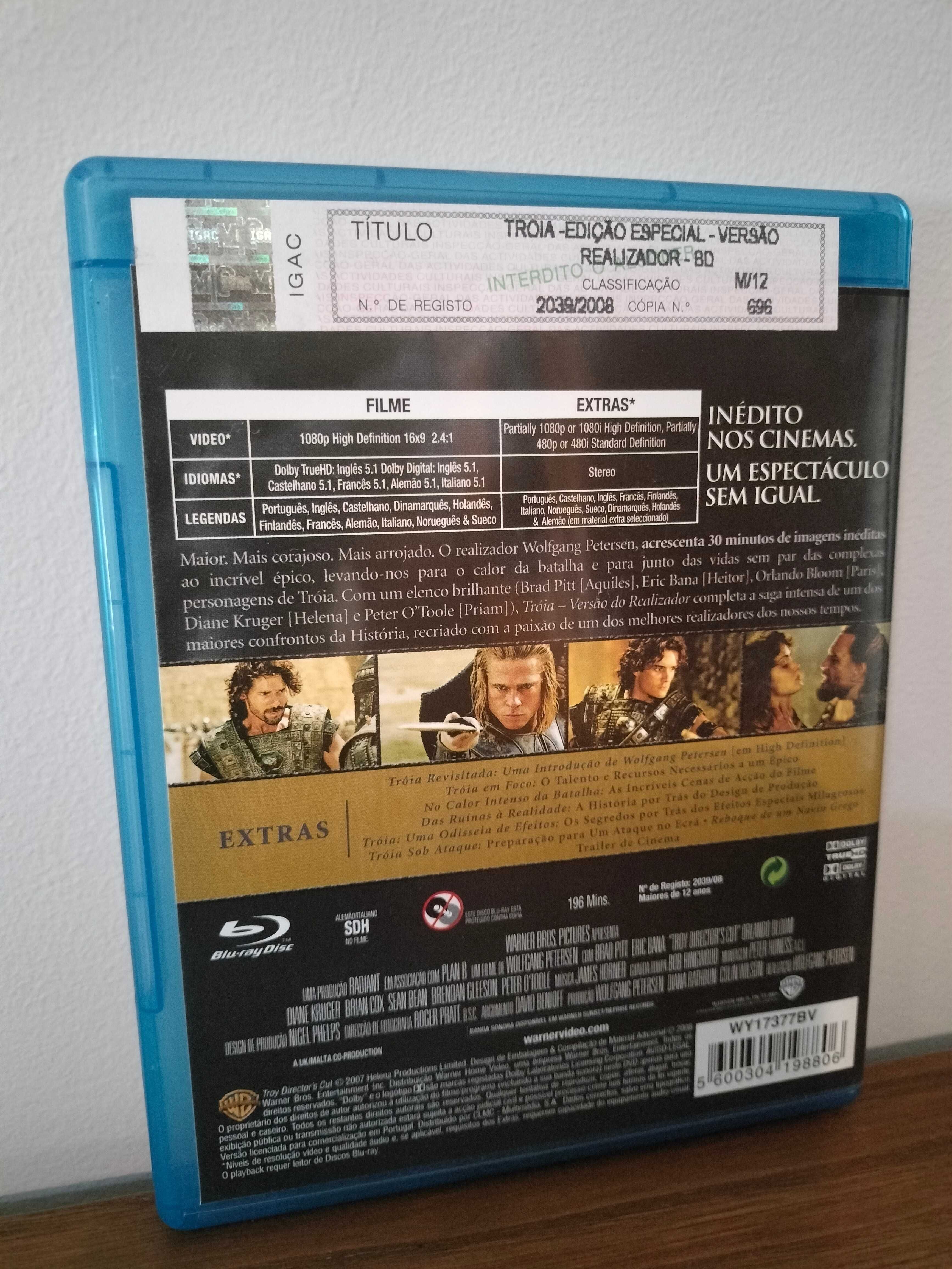 Filme Blu-ray: Tróia - Troy