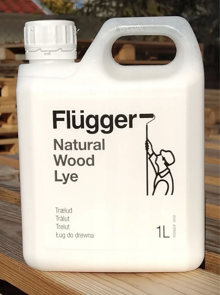 Flügger Natural Wood ług do wybielania drewna 6 x 1L