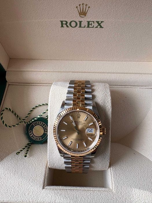 ROLEX  DATEJUST stal/złoto - NOWY poniżej ceny retail