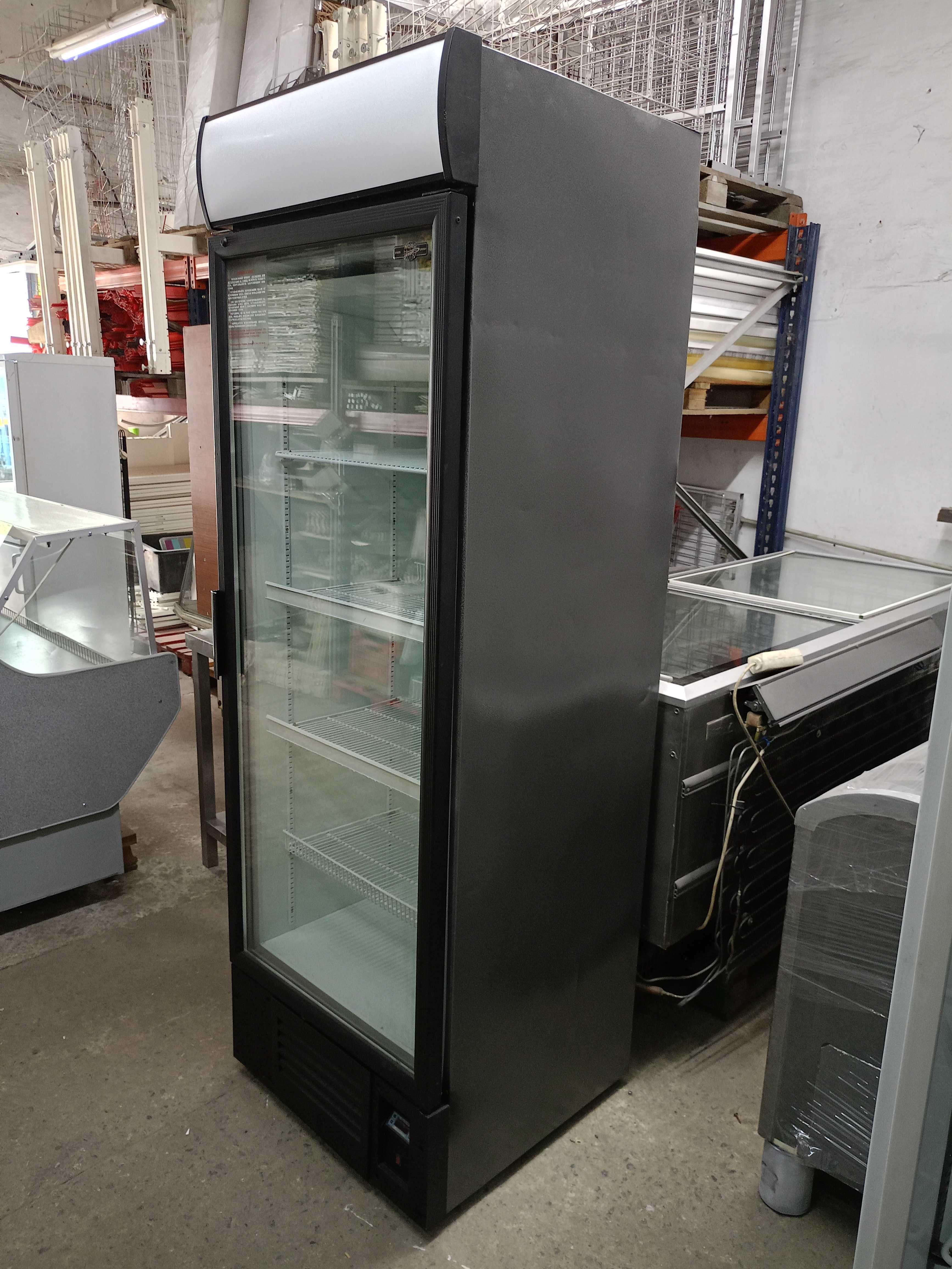 Холодильна шафа вітрина Інтер 400 б/в, вітрина холодильна для напоїв