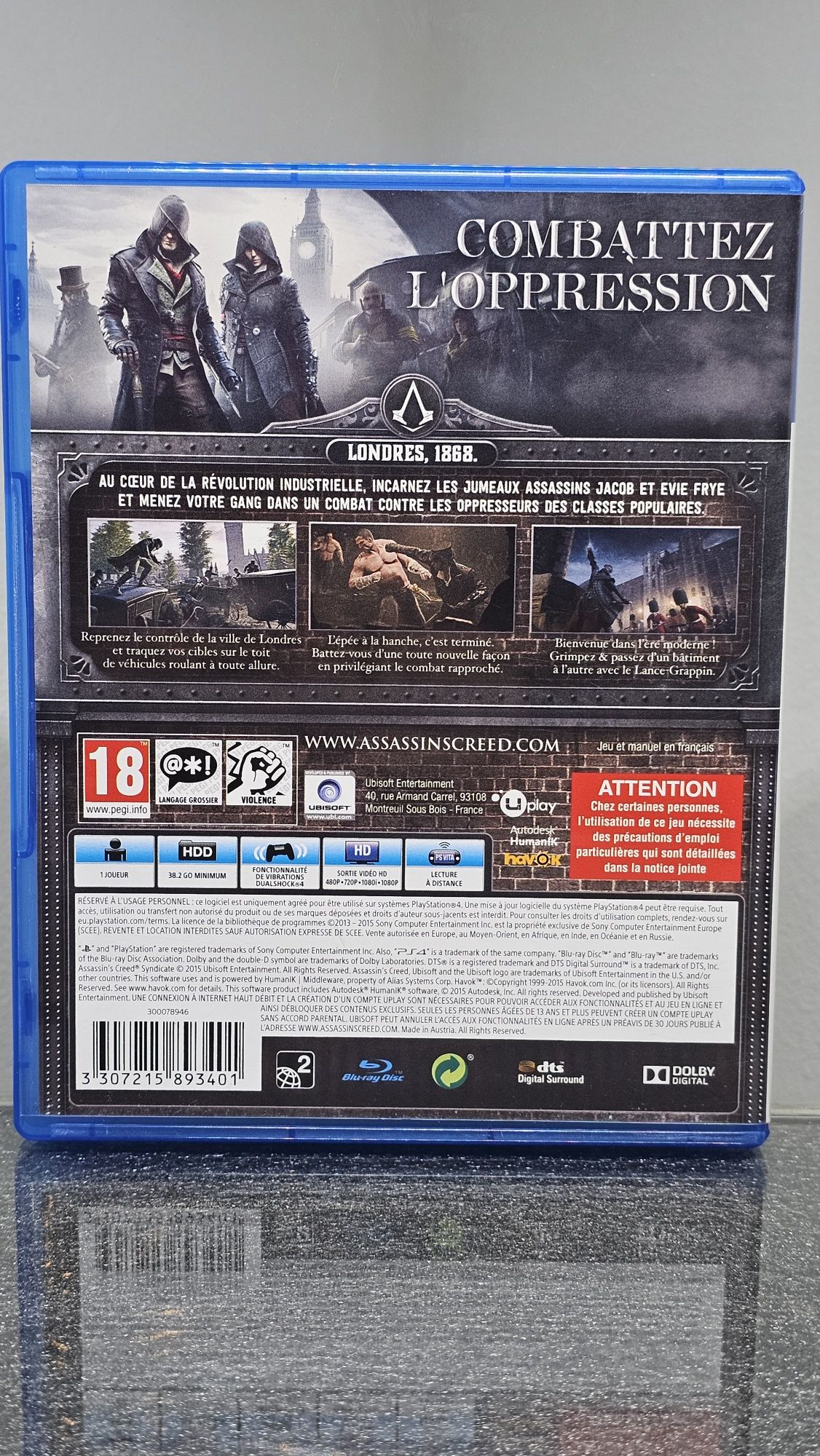 Assassin's Creed Syndicate PS4 Playstation 4 Assassins