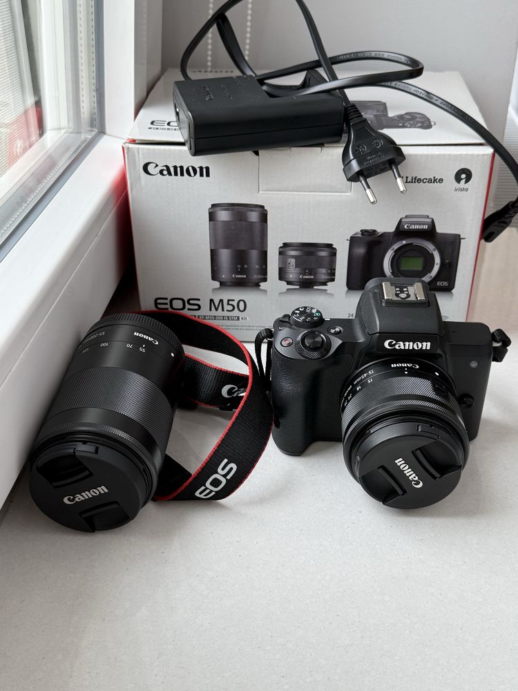 Canon eos m50 zestaw
