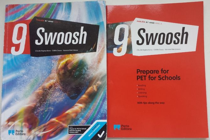 Swoosh 8*/9*/7* ano - Inglês- Manual+ Workbook