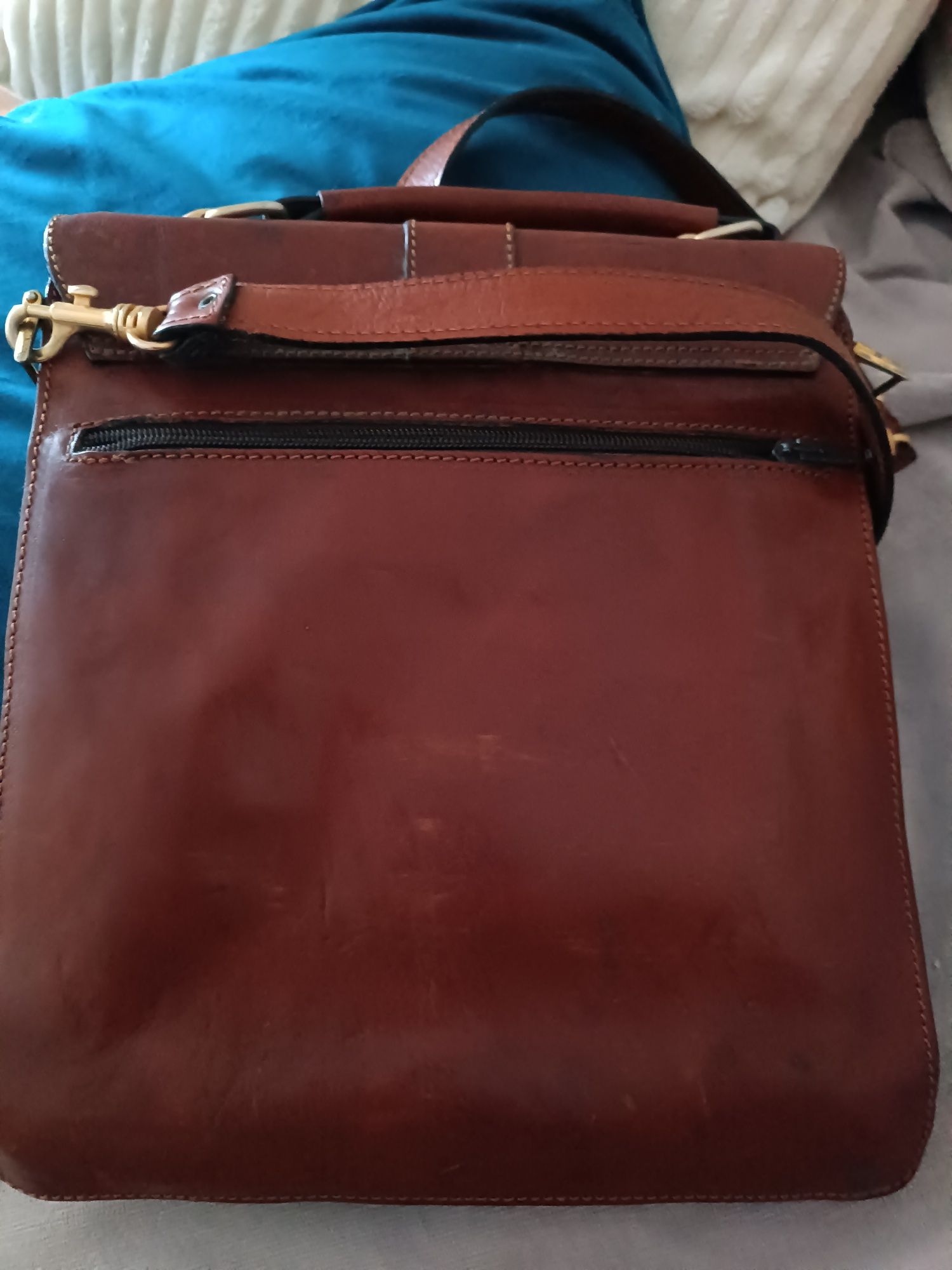Mala masculina em couro
