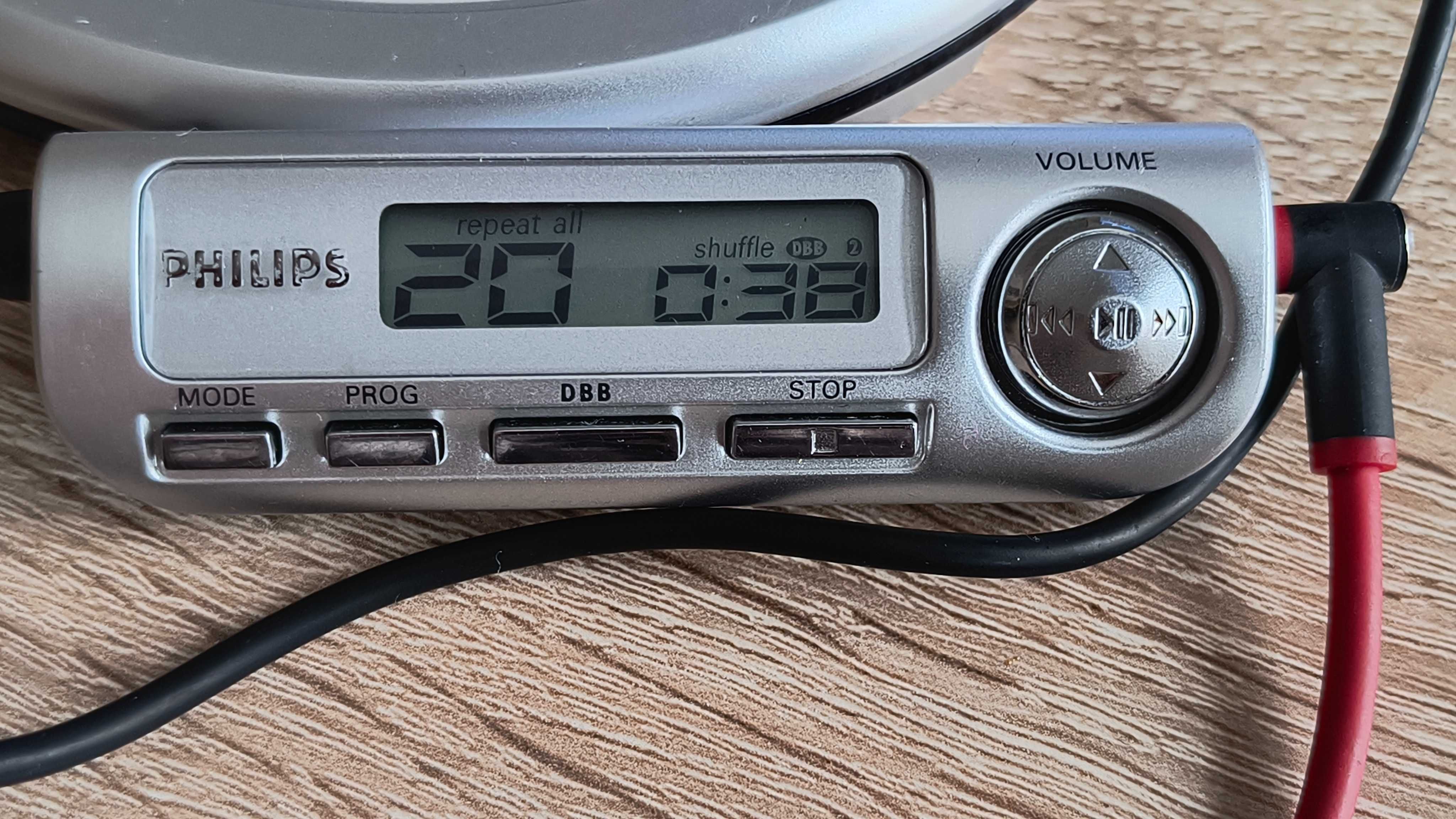 Discman PHILIPS AX7201 audiofilski pilot zasilacz pudełko
