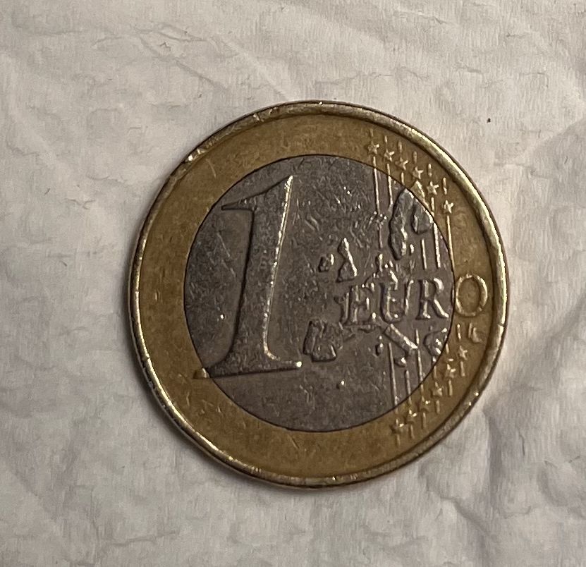 Moeda de 1.00€.