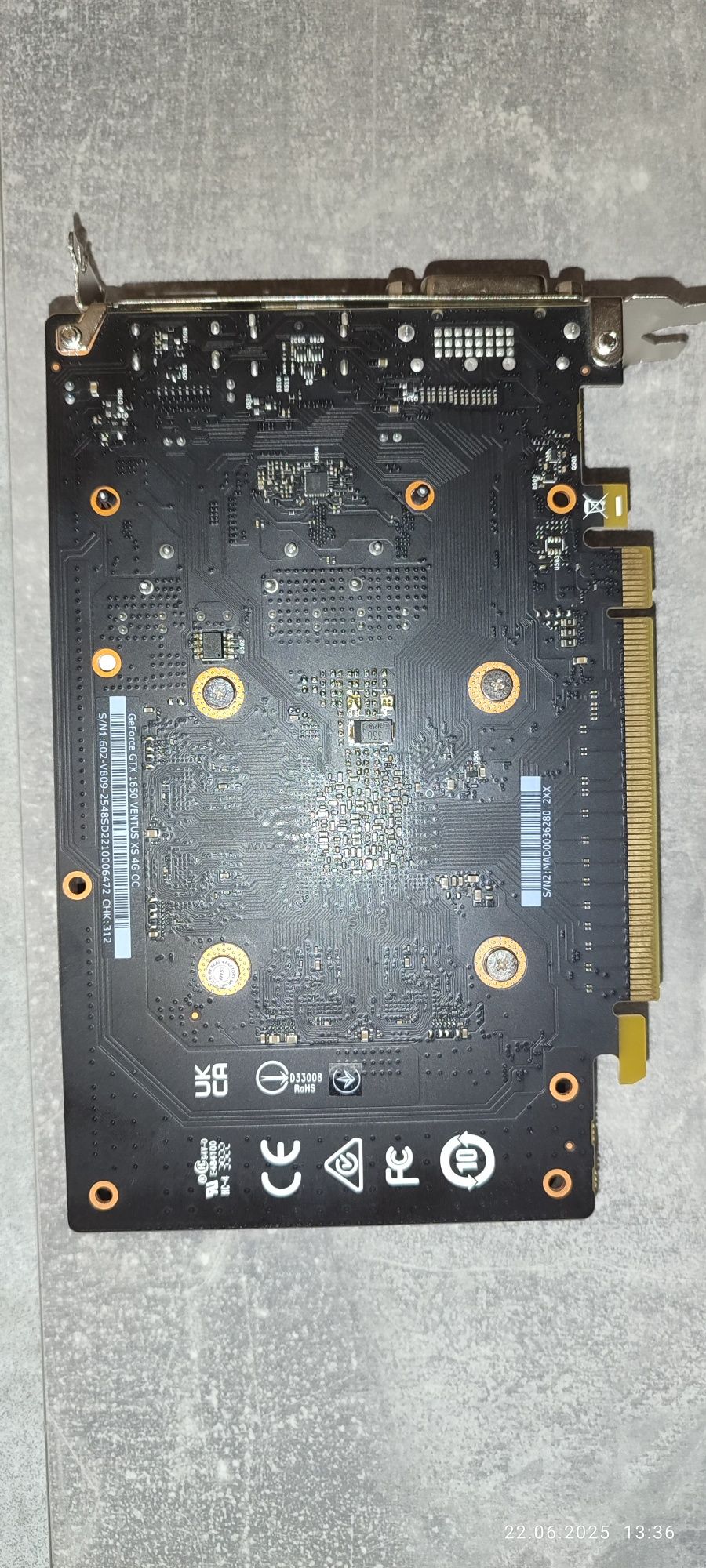 Продам відеокарту MSI GEFORCE GTX 1650