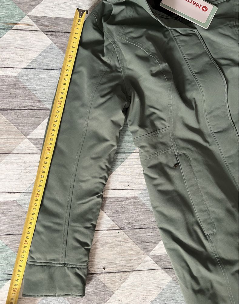 Зимниее пуховое пальто Marmot p.XS зеленое