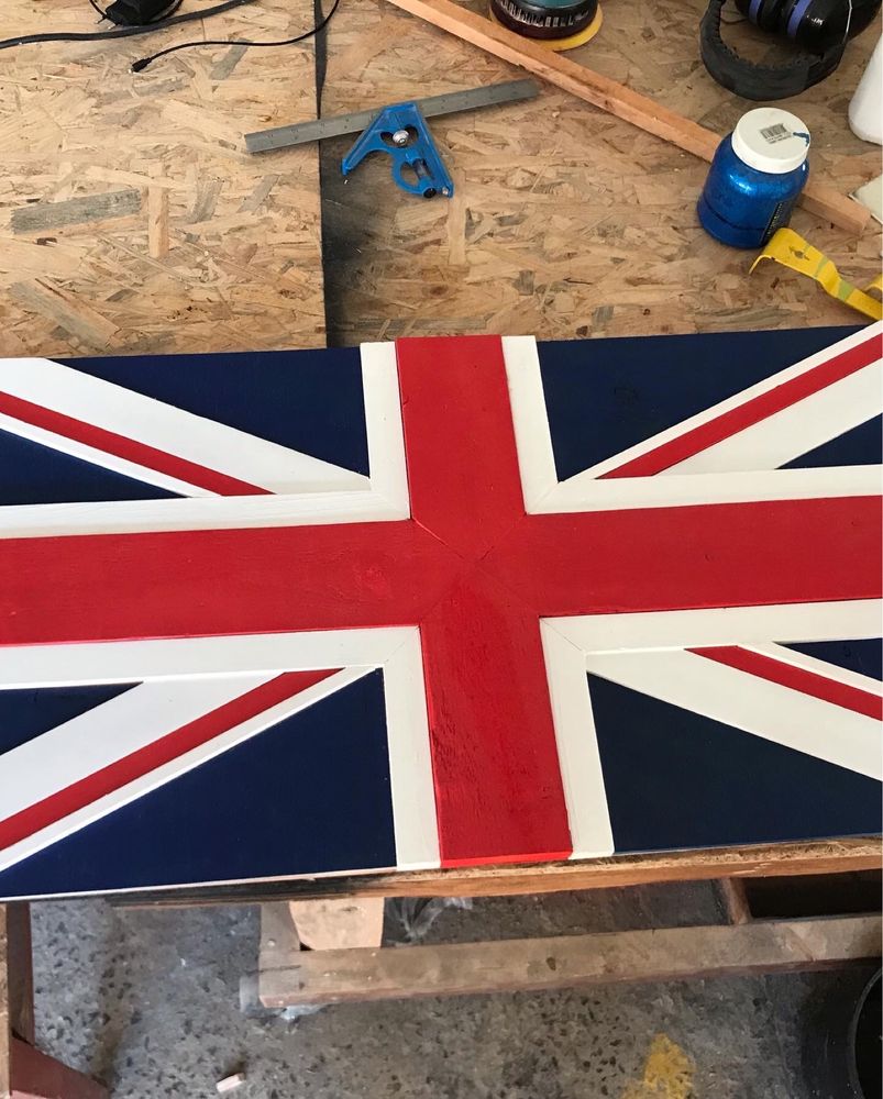Британський прапор. Геометричне панно