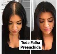 Pó invisivel para falha de cabelo