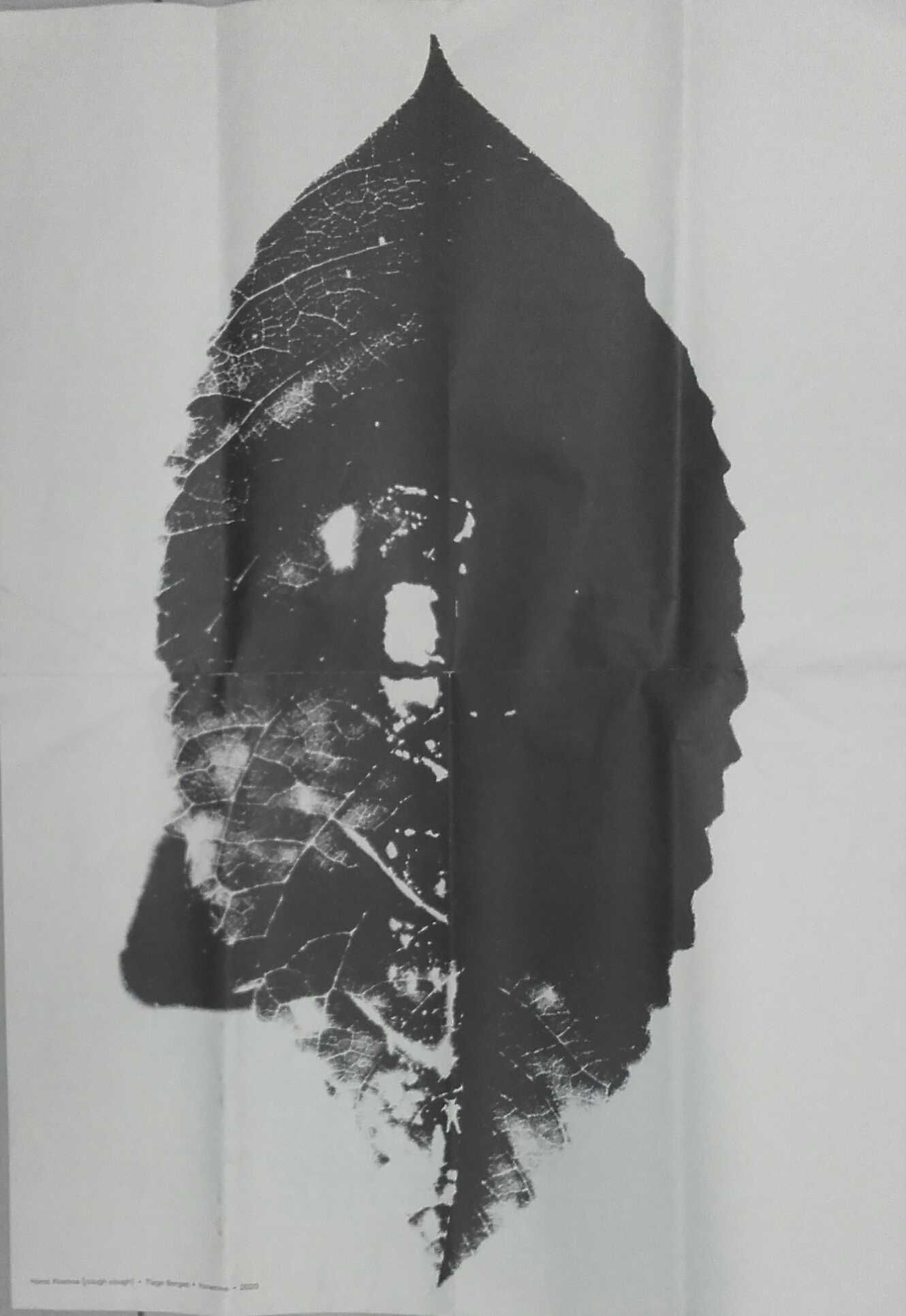 Poster Exposição de Arte Contemporânea  Tiago Borges + Yonamine 2020.
