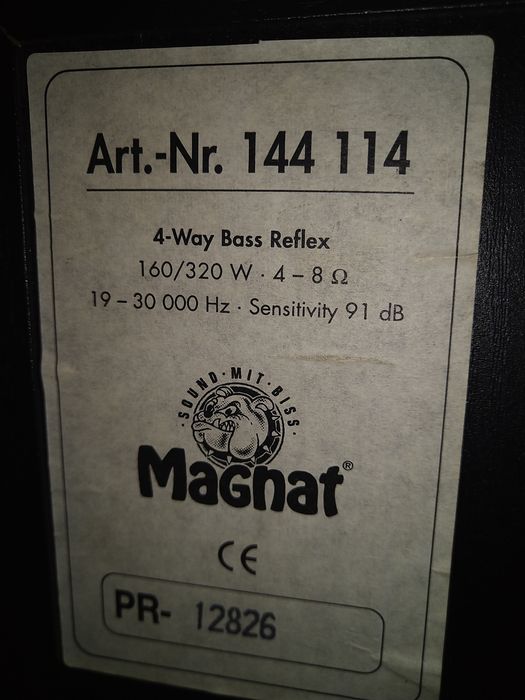 Magnat 144 414, Magnat 144 114, Gemix SW-100, Pioneer VSX-917V