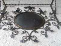 Cabide Chapeleira Vintage com um espelho
