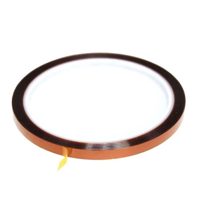 Каптоновый термостойкий скотч  5 10 15 20 30 35 40 50 100мм Kapton