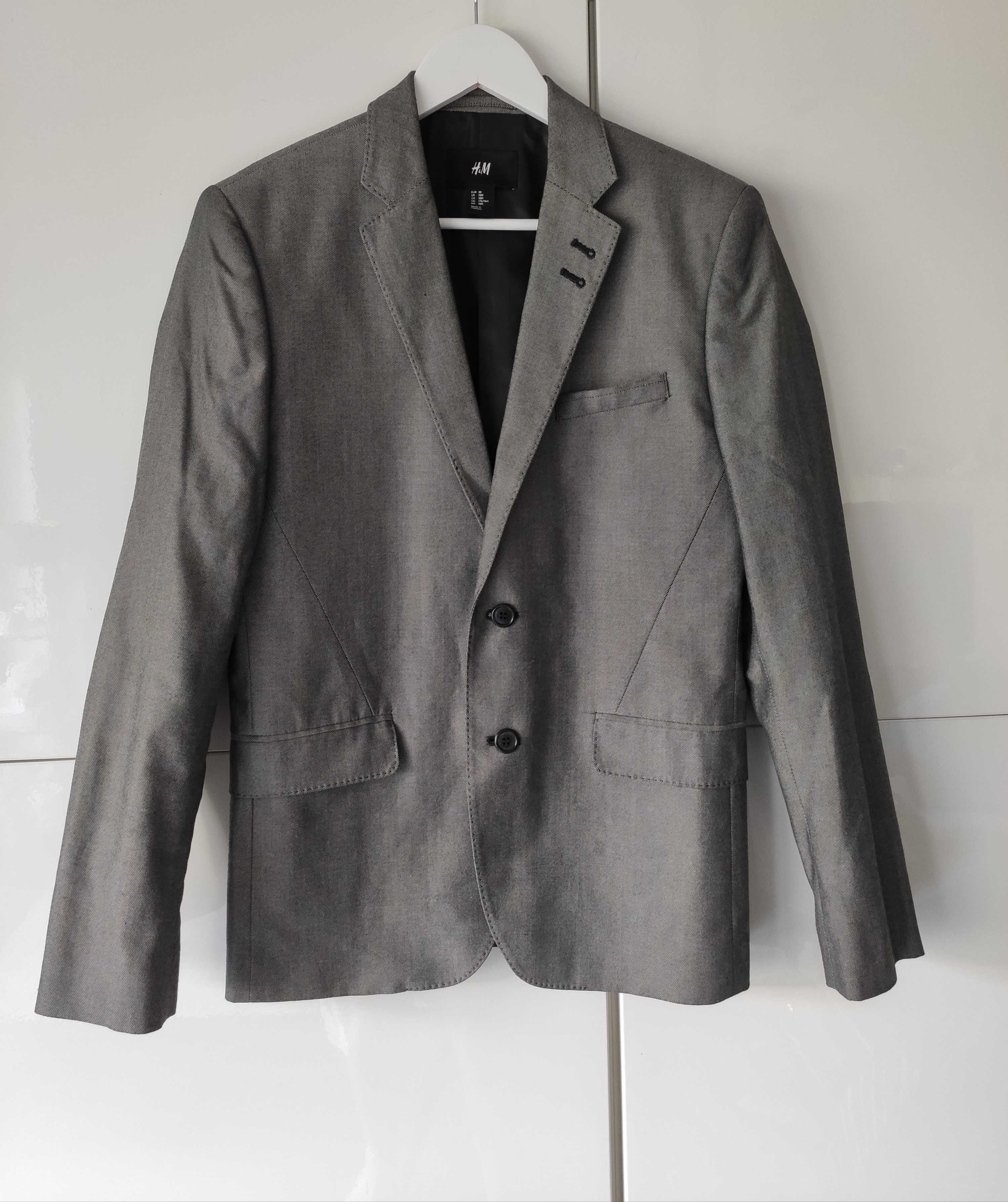 Szara marynarka męska H&M rozmiar M