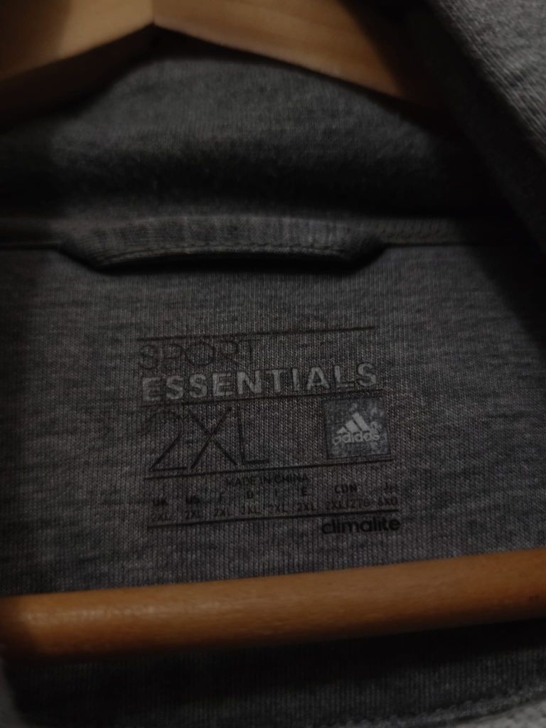 bluza hoodie kangurka longsleeve adidas XXL classic sport retro drip p