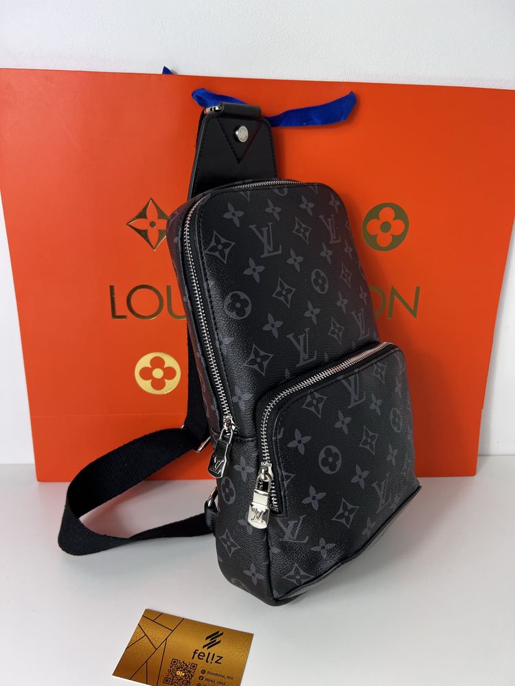 Nerka saszetka na ramię Louis Vuitton monogram Canvas Avenue premium